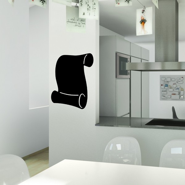 Exemple de stickers muraux: Ardoise Parchemin